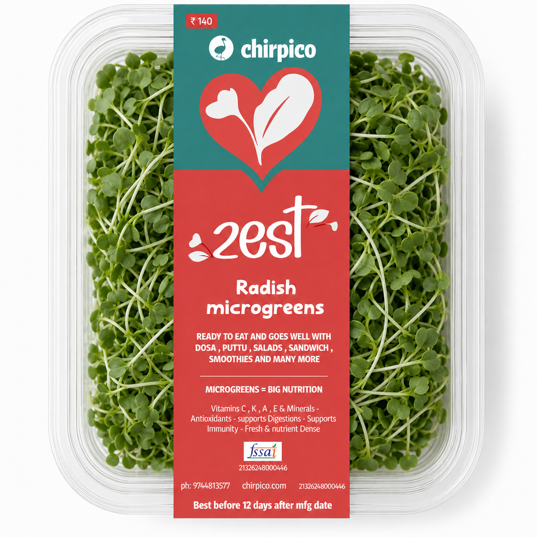 Radish microgreen